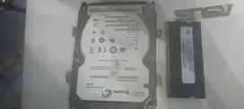 Hardisk laptop & Ram DDR 3 1 set siap pakai