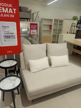 SOFA 2S GAVIN CREAM