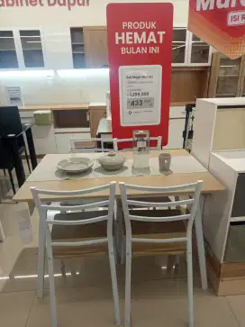 SET MEJA MAKAN HARRIS