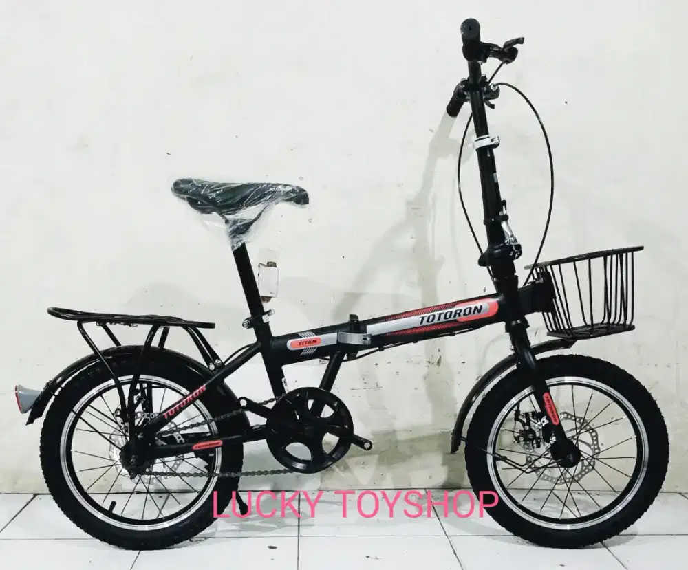 Sepeda lipat Totoron Disc 16 inch