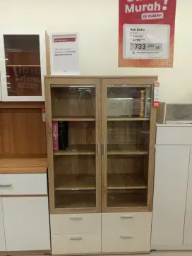 RAK BUKU THYME DRAWER OAK