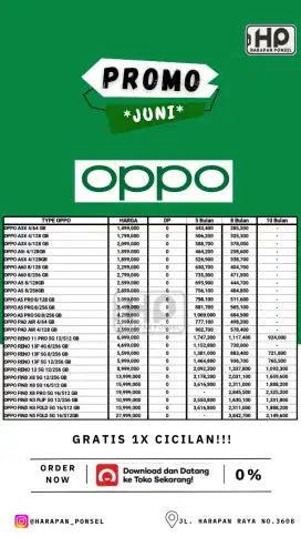 PROMO KREDIT OPPO TANPA DP