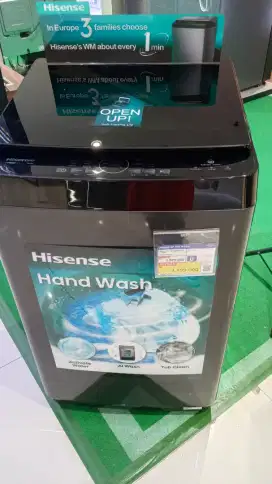 hisense wm top loading 10,5