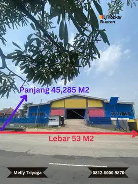 Gudang ini menawarkan lokasi yang strategis Telukjambe Timur, Karawang