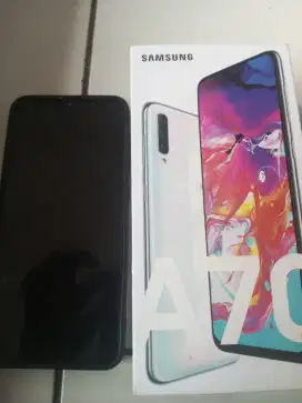 Samsung A70 lengkap Dus