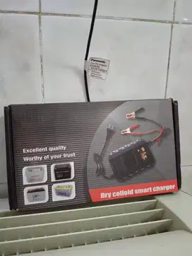 Charger Aki Mobil Motor 12V 20A Smart Intelligent Chip LCD Indicator
