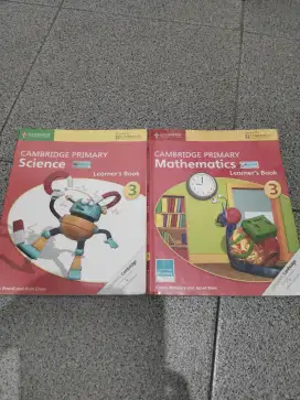 Buku Cambridge primary science dan Cambridge primary Mathematics