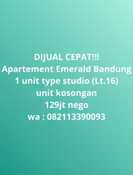 Apartemen emerald bandung