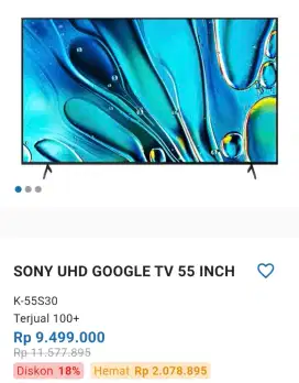 Segampang Itu Kredit Google TV Sony 55Inch Bunga 0%