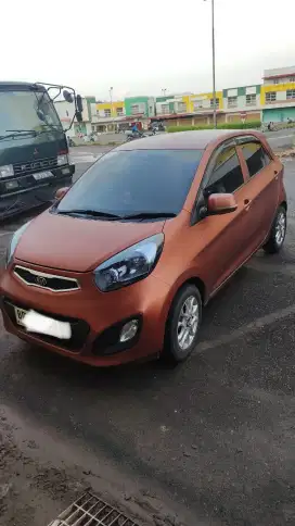 Kia Picanto 1.2 AT 2013 Orange Doff Sangat Terawat