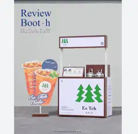 Penjaga booth minuman