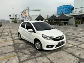 Km20rb Honda Brio E CVT AT Matik 2022 Putih 2021 2020