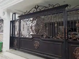 Bengkel las tralis kanopi pintu tangga