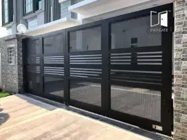Bengkel las pintu pagar tralis gerbang kanopi tangga minimalis
