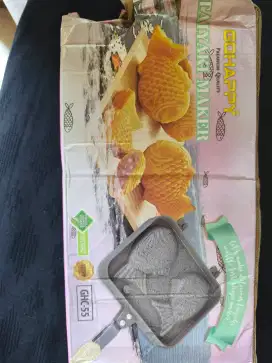 Cetakan kue ikan taiyaki bungeoppang