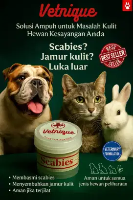 Salep jamur kucing dan anjing