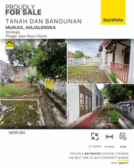 Jual Tanah & Bangunan SHM Pinggir Jalan di Majalengka Kota