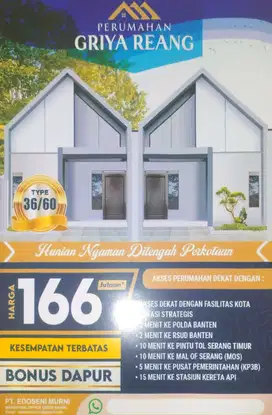 PERUMAHAN SUBSIDI SUDAH ADA DAPUR