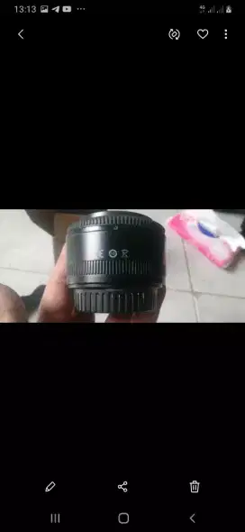 Bismilah jual cepat lensa yungno50mm