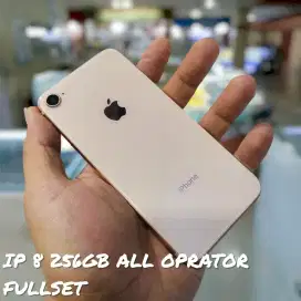 IP 8 256GB ALL OPRTAOR FULLSET MULUS