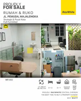 Jual Ruko & Rumah Full Furnished Lokasi Strategis di Majalengka Kota