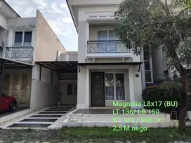 Rumah L8, Cluster Magnolia, Gading Serpong dijual murah