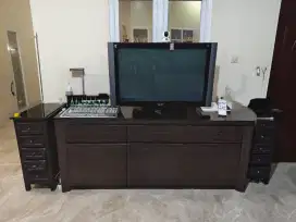 Dijual Rak Laci TV + Lemari Kecil (1 Set) - Merk Pro Design