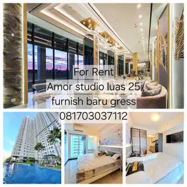 Amor LT 21, Connect Pakuwon City Mall Fully Furnished Baru Gress