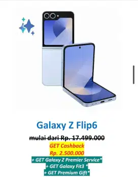 SAMSUNG ZFLIP SPESIAL PROMO AKHIR BULAN FREE GALAXY FIT + PREMIUM GIFT