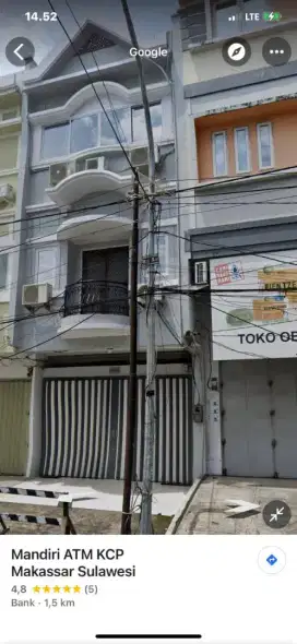 Ruko 3 lantai di Pusat Kota Makassar