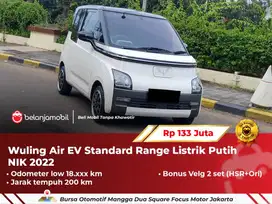 [ LOW KM 18RB ] Wuling Air EV Standard Range Listrik Putih 2022/2023