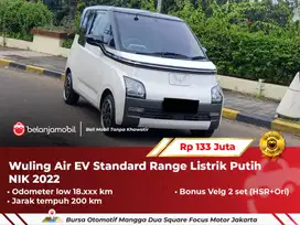 [ LOW KM 18RB ] Wuling Air EV Standard Range Listrik Putih 2022/2023