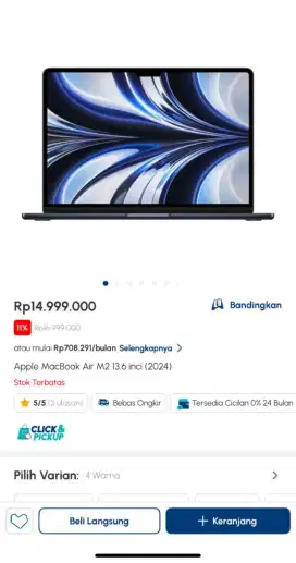 MacBook Air M2 2024