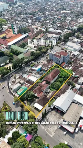 Rumah strategis hitung tanah di poros jalan hamid rusdi Blimbing