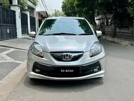 Cash Honda Brio E Automatic 2015 Silver pribadi orisinil mulus nego