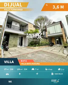 Dijual Villa Full Furnish Rutin Tersewa Di Villa Kusuma Batu(OLX748)