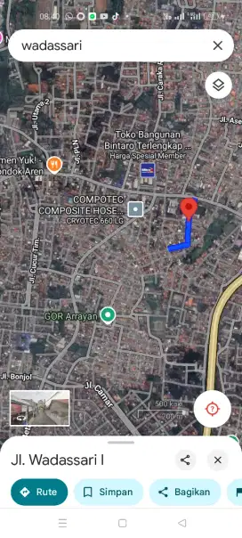 WTR want to rent rumah sewa di kawasan pondok aren pondok betung,