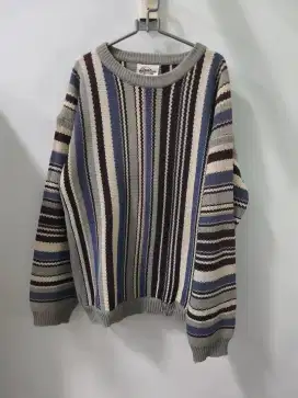 Jaket sweater rajut