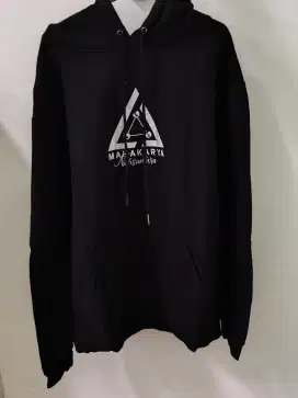 Jaket sweater hitam hoodie
