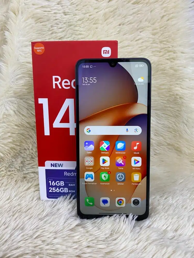 Redmi 14C ram 8/256Gb Black garansi juni 2026#3com