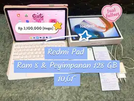 JUAL CEPAT REDMI PAD RAM 6 STORAGE 128 GB