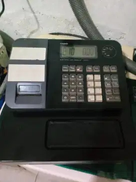 Jual mesin kasir merk Casio masih hidup minus kunci tidak ada