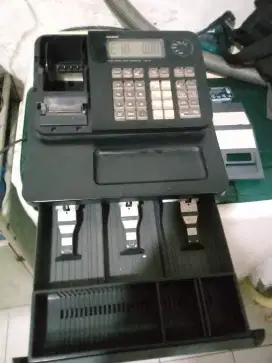 Jual mesin kasir merk Casio masih hidup minus kunci tidak ada