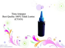 Tinta Artpaper Best Quality 100% Tidak Luntur. (CYAN) Berkualitas