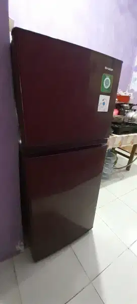 Kulkas 2 pintu mek sharp