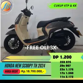HONDA NEW SCOOPY FASHION TH 2024 FREE KIRIM SEJABODETABEK