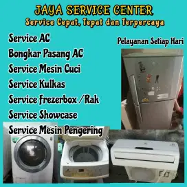 service AC Kulkas Bongkar Pasang AC Servis Mesin Cuci Frezer Genteng