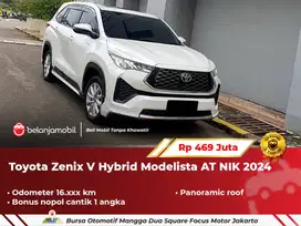 [ PLAT CANTIK ] Toyota Zenix V Hybrid Modelista AT Panoramic 2024/2025