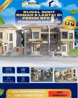 RUMAH MEWAH 2 LT PERUMAHAN ELIT  SEMARANG TIMUR