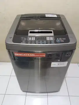 Mesin cuci 1 tabung otomatis merk LG inventer directdrive 9kg